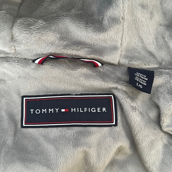 NWT Tommy Hilfiger Heavyweight Softshell Hooded Jacket -White - Picture 6 of 6